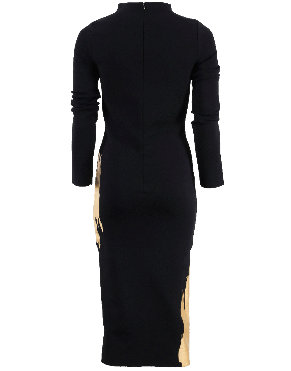OSCAR DE LA RENTA-Compact Knit Dress-
