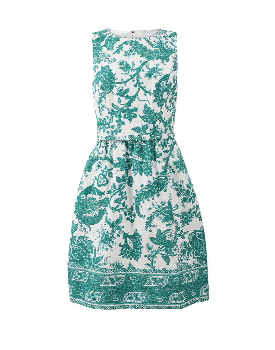 OSCAR DE LA RENTA-Emerald Dress-
