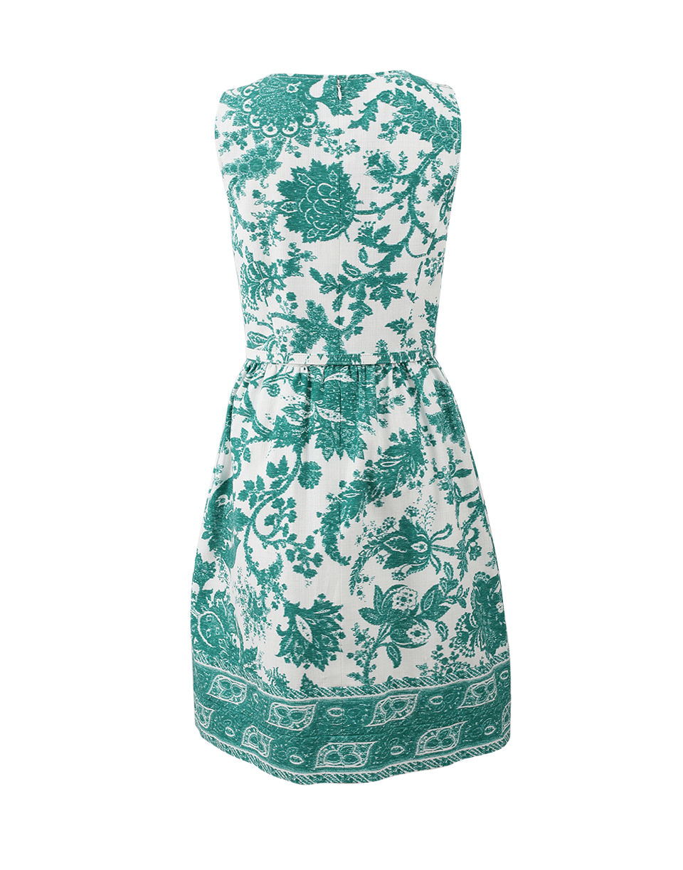 OSCAR DE LA RENTA-Emerald Dress-