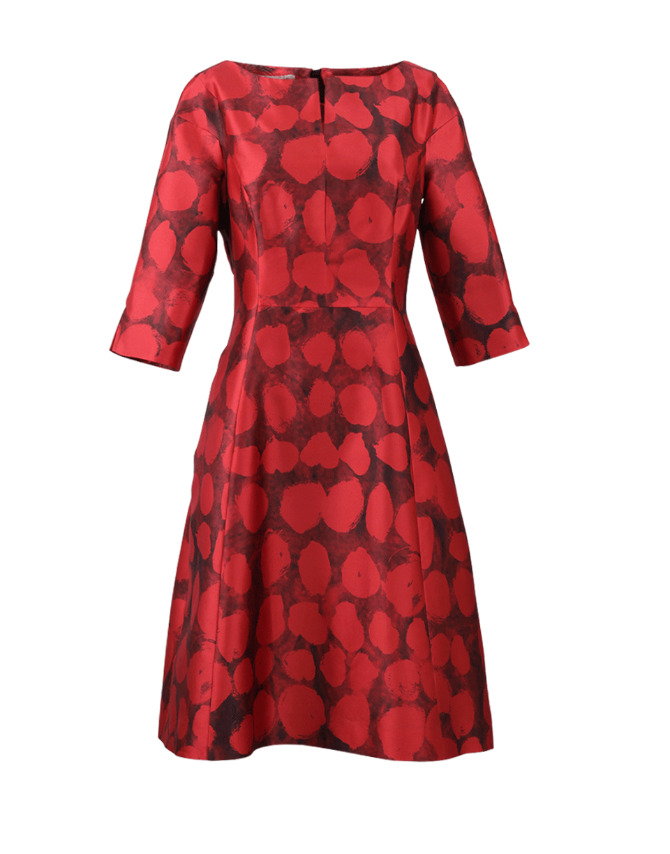OSCAR DE LA RENTA-Ruby Printed Dress-