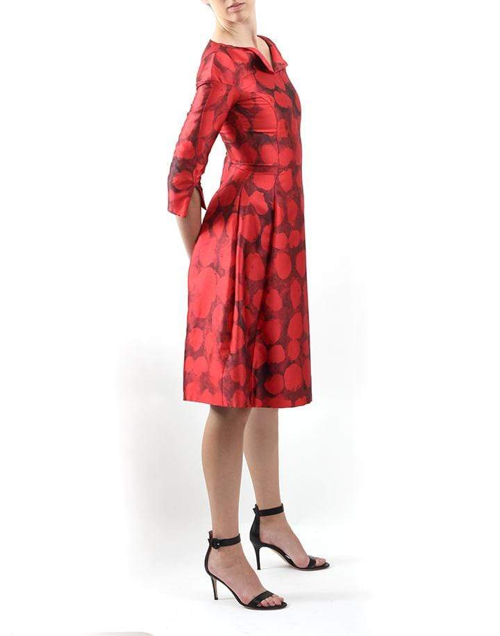 OSCAR DE LA RENTA-Ruby Printed Dress-