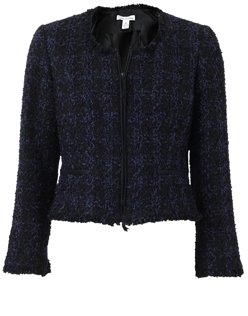 OSCAR DE LA RENTA-Tweed Jacket-