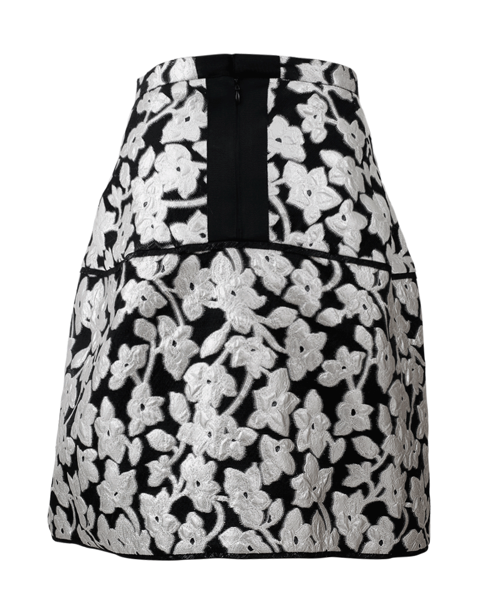 Fil Coupe Floral Skirt CLOTHINGSKIRTMISC OSCAR DE LA RENTA   
