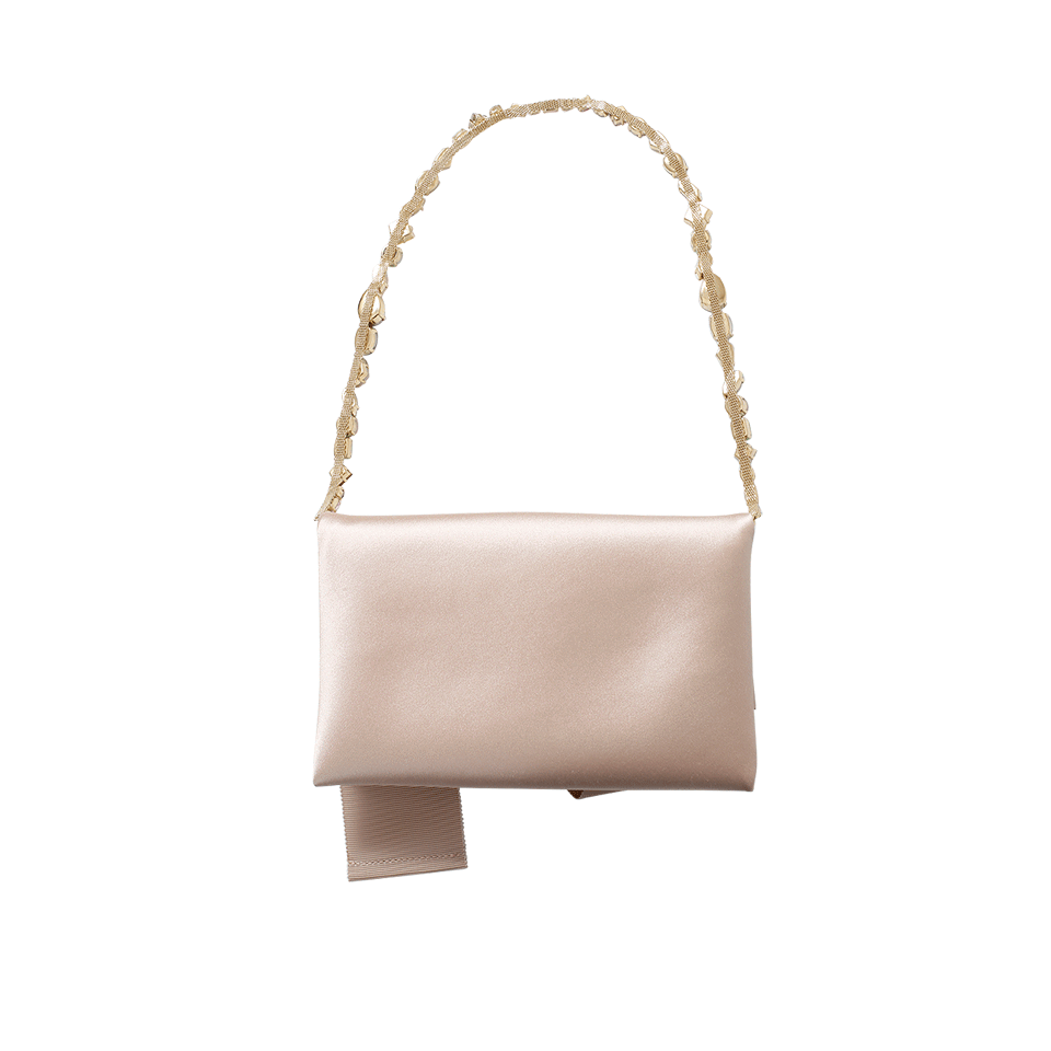 OSCAR DE LA RENTA-Petite Jewel Strap Evening Bag-NUDE