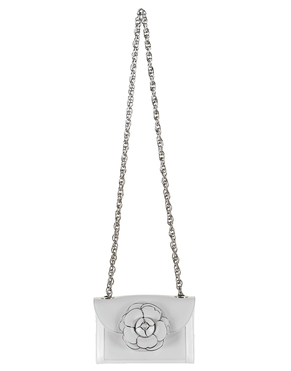 OSCAR DE LA RENTA-Gardenia Crossbody Bag-WHITE