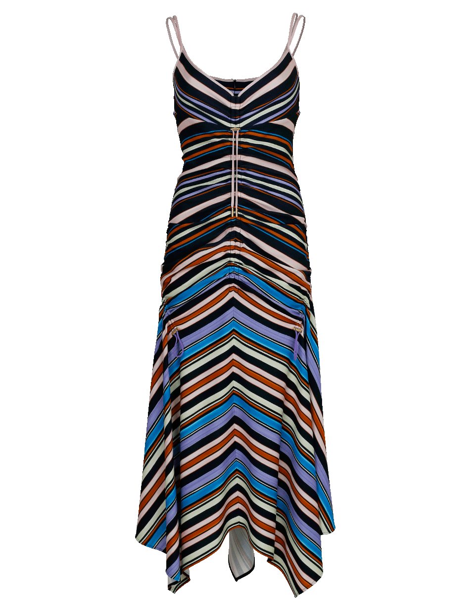 PETER PILOTTO-Striped Jersey Cami Dress-