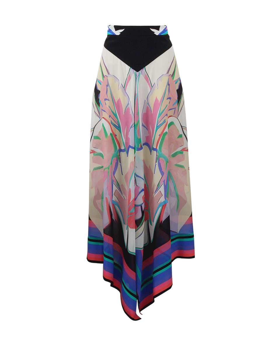Abstract Leaf Print Skirt CLOTHINGSKIRTMISC ROBERTO CAVALLI   