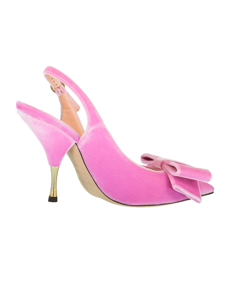 ROCHAS-Velvet Slingback Shoe-