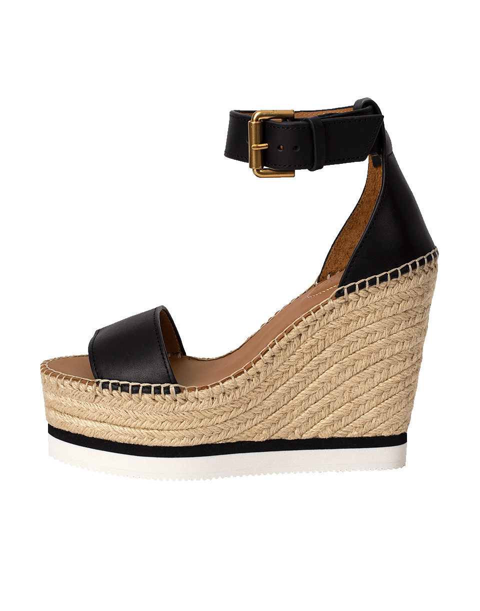 SEE by CHLOE-Glyn Leather Wedge Platform Shoe-