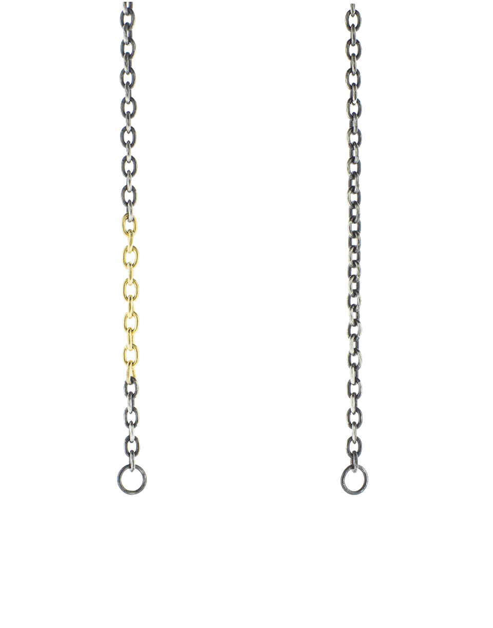 SEVAN BICAKCI-Silver With Gold Link Chain-SILVER