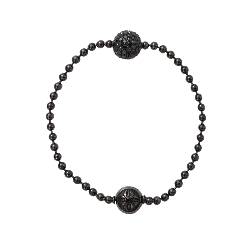 SHAMBALLA JEWELS-Black Diamond Royal Bracelet-BLKGOLD