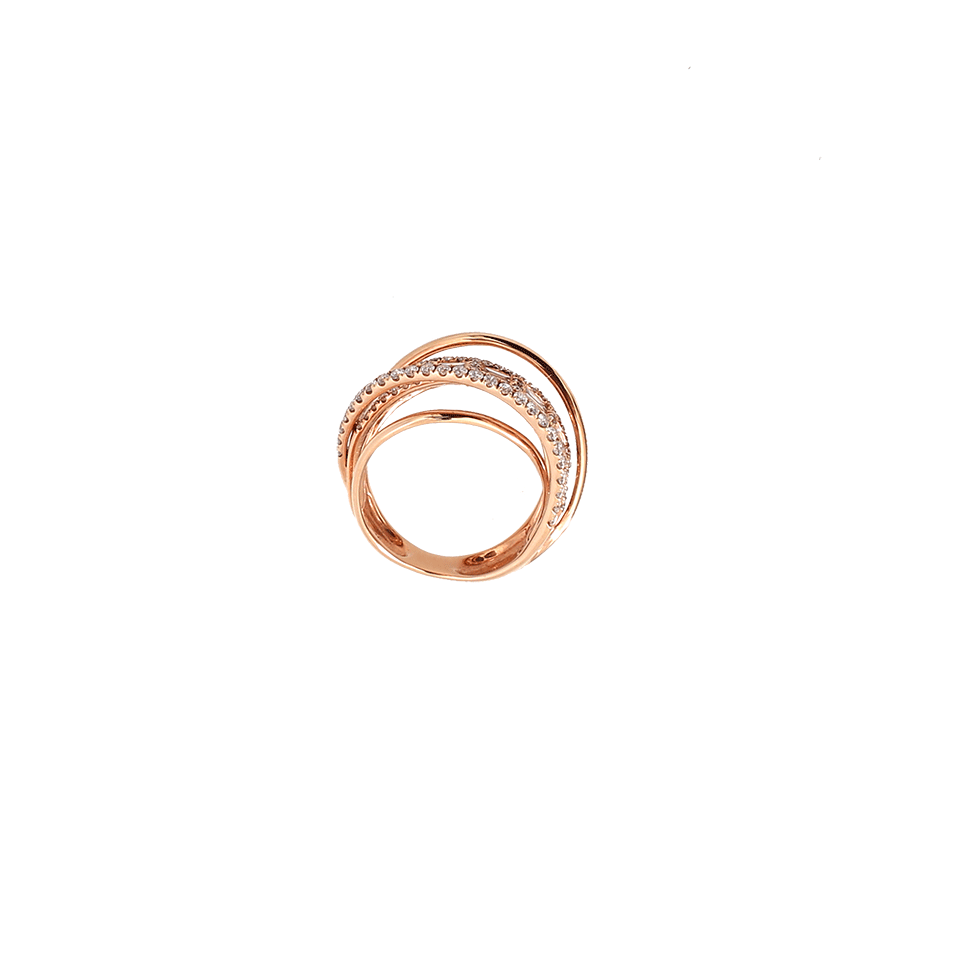 SHAY JEWELRY-Diamond Orbit Baguette Ring-ROSE GOLD