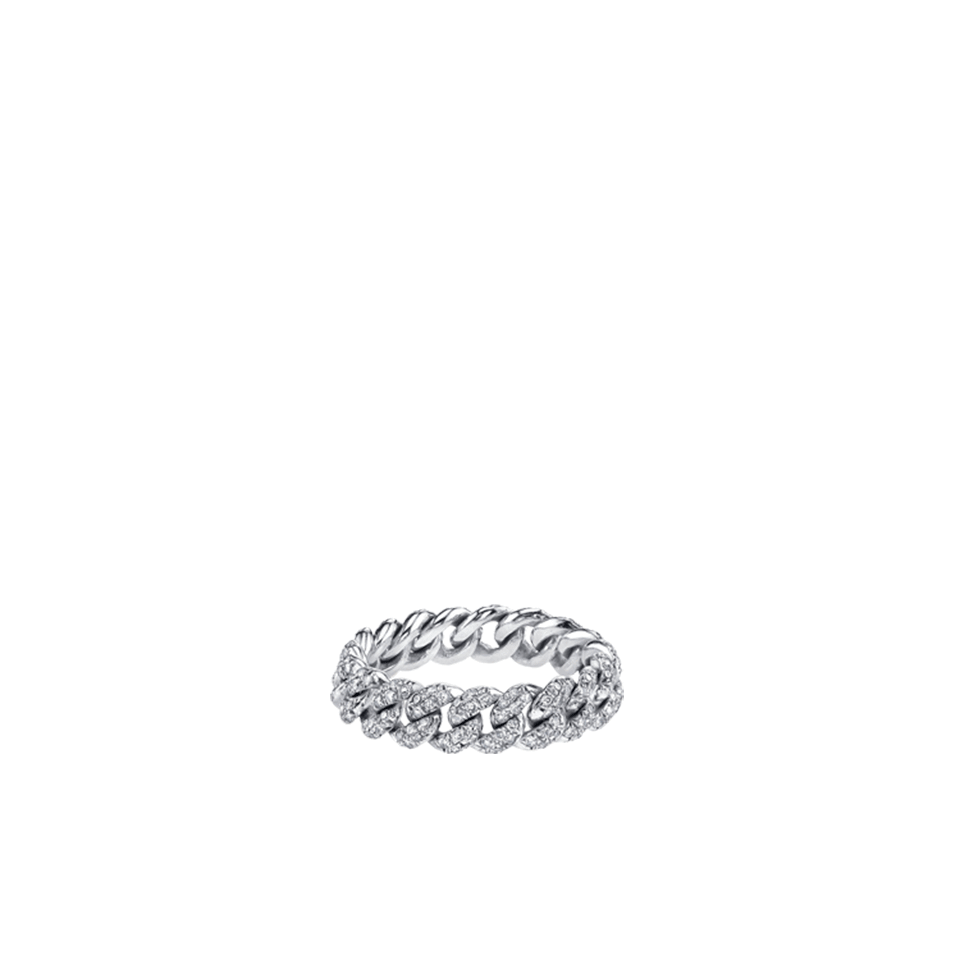 SHAY JEWELRY-Essential Link Ring-WHITE GOLD