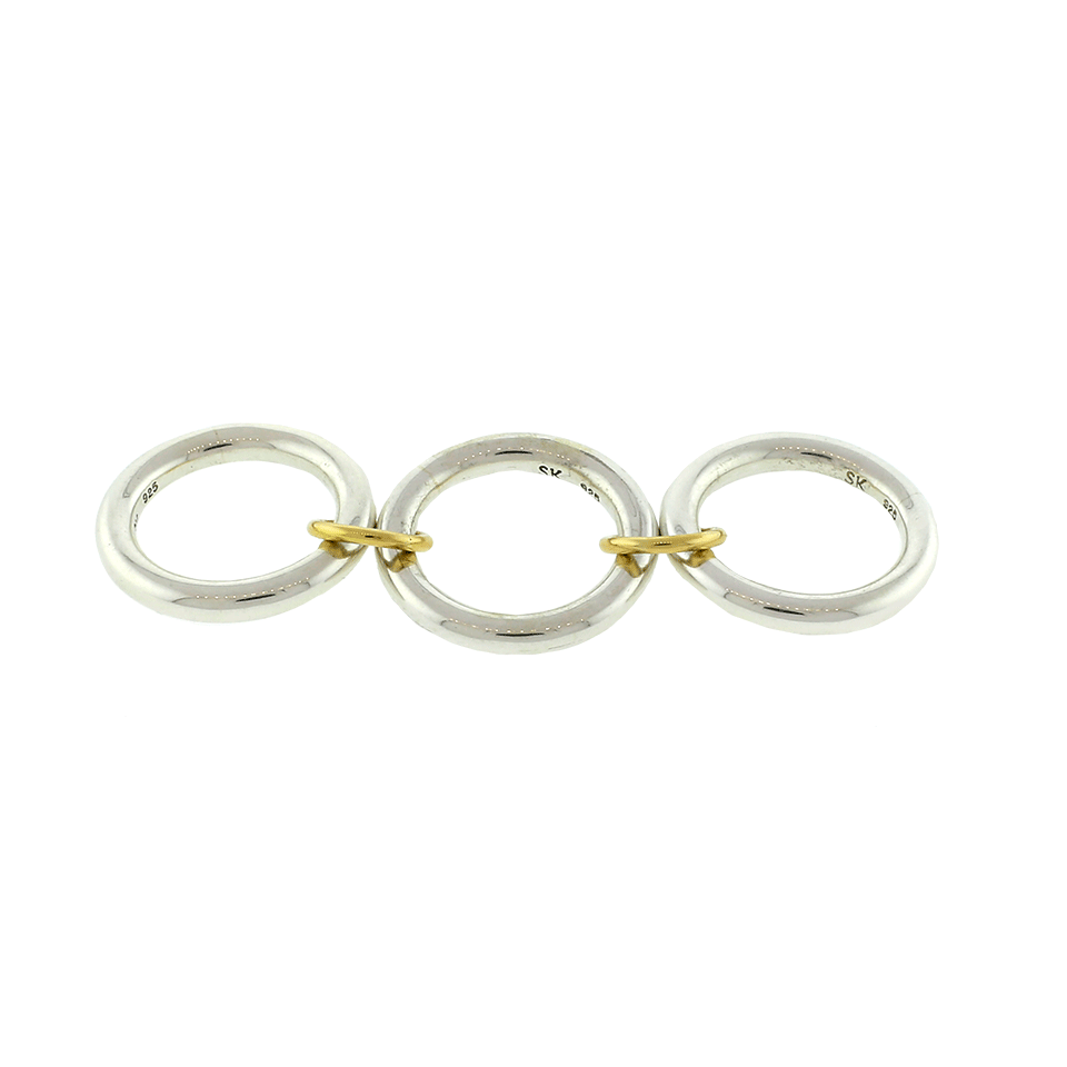 SPINELLI KILCOLLIN-Mercury SG Three Link Rings-SILVER