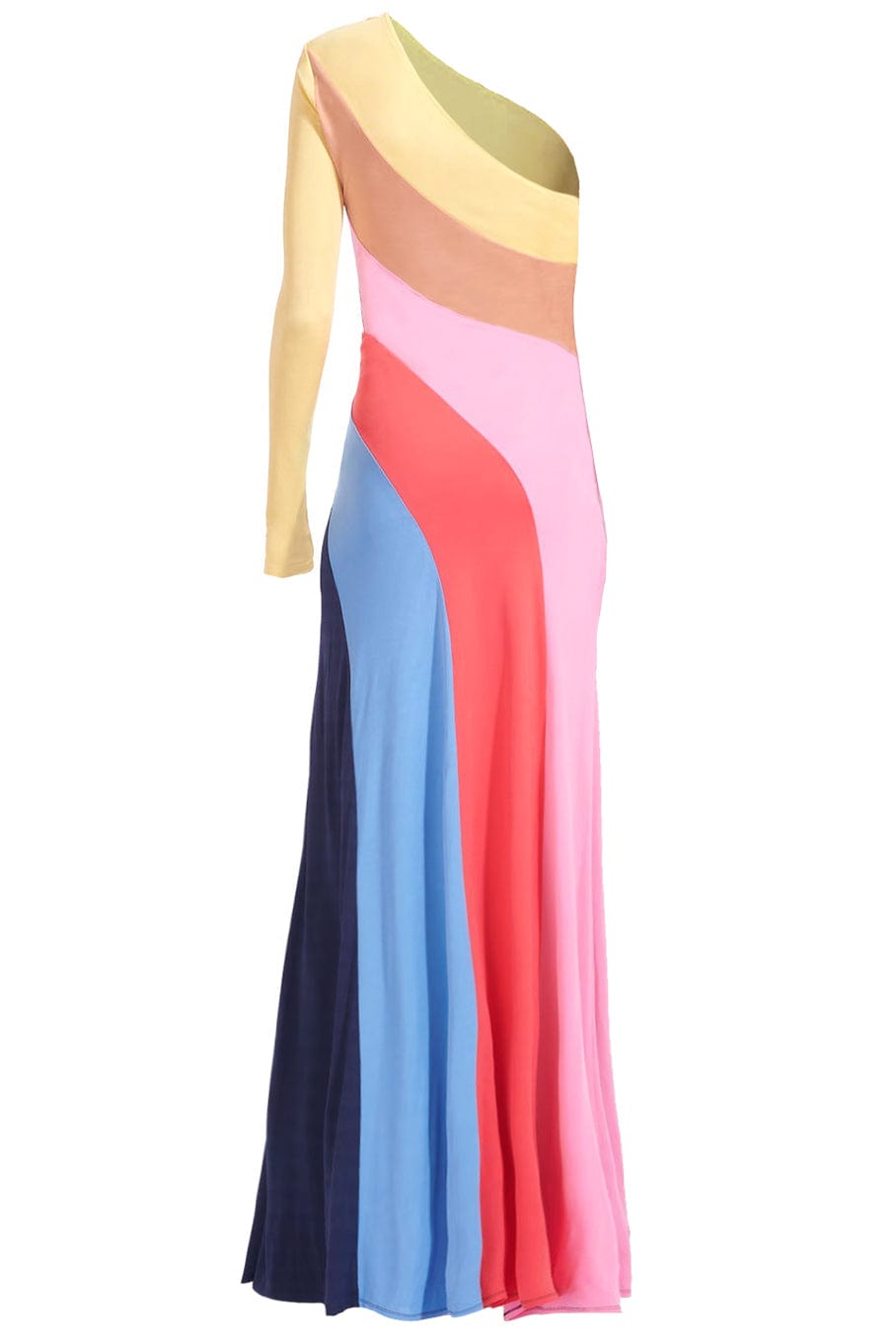 STAUD-Serena One Sleeve Maxi Dress-