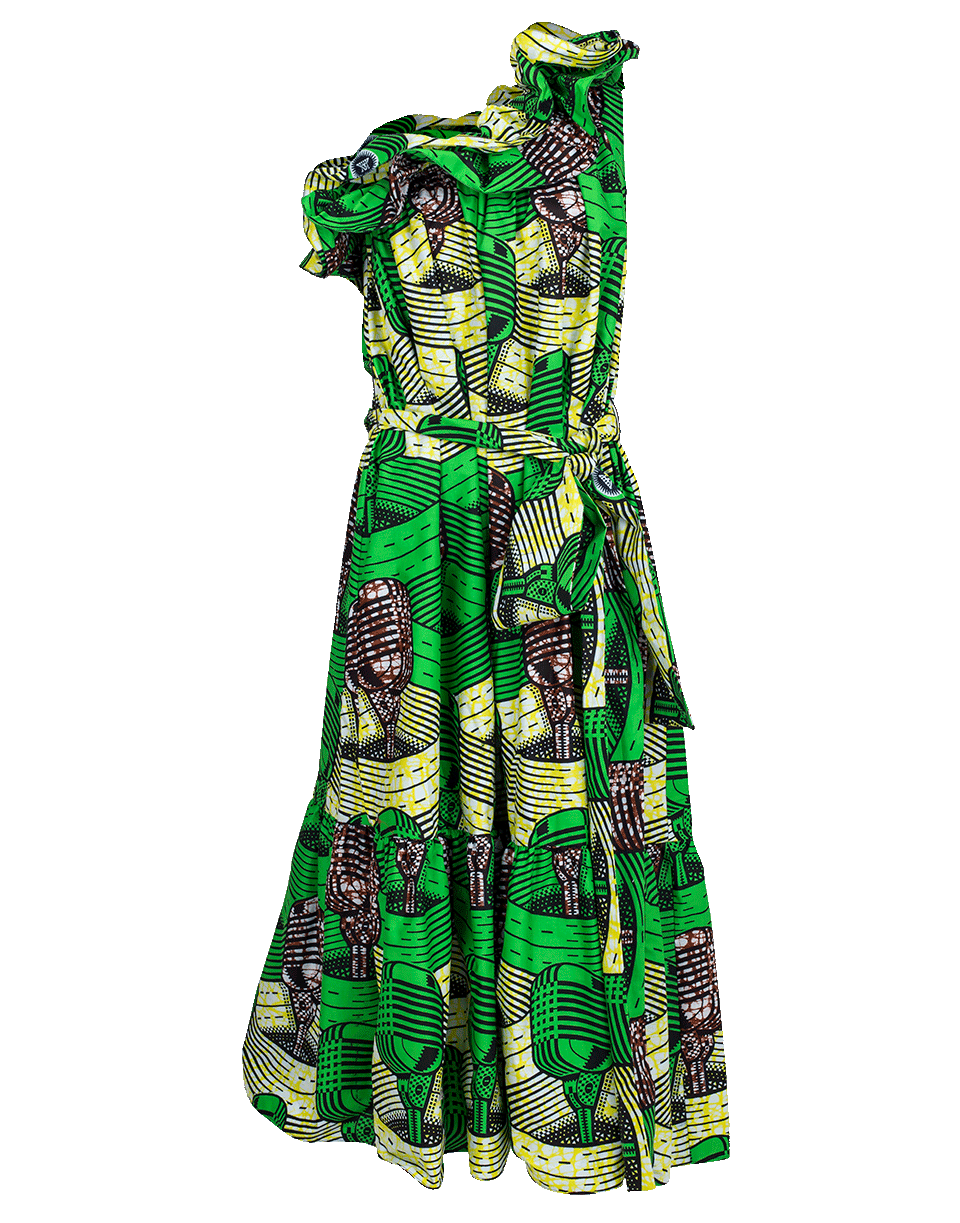 STELLA MCCARTNEY-One Sholder Printed Dress-MULTI