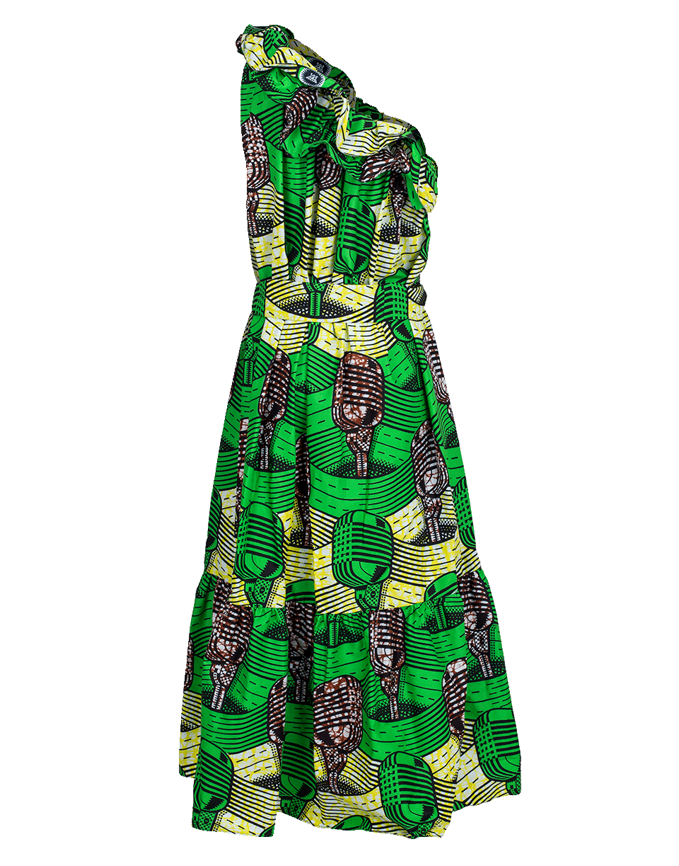STELLA MCCARTNEY-One Sholder Printed Dress-MULTI