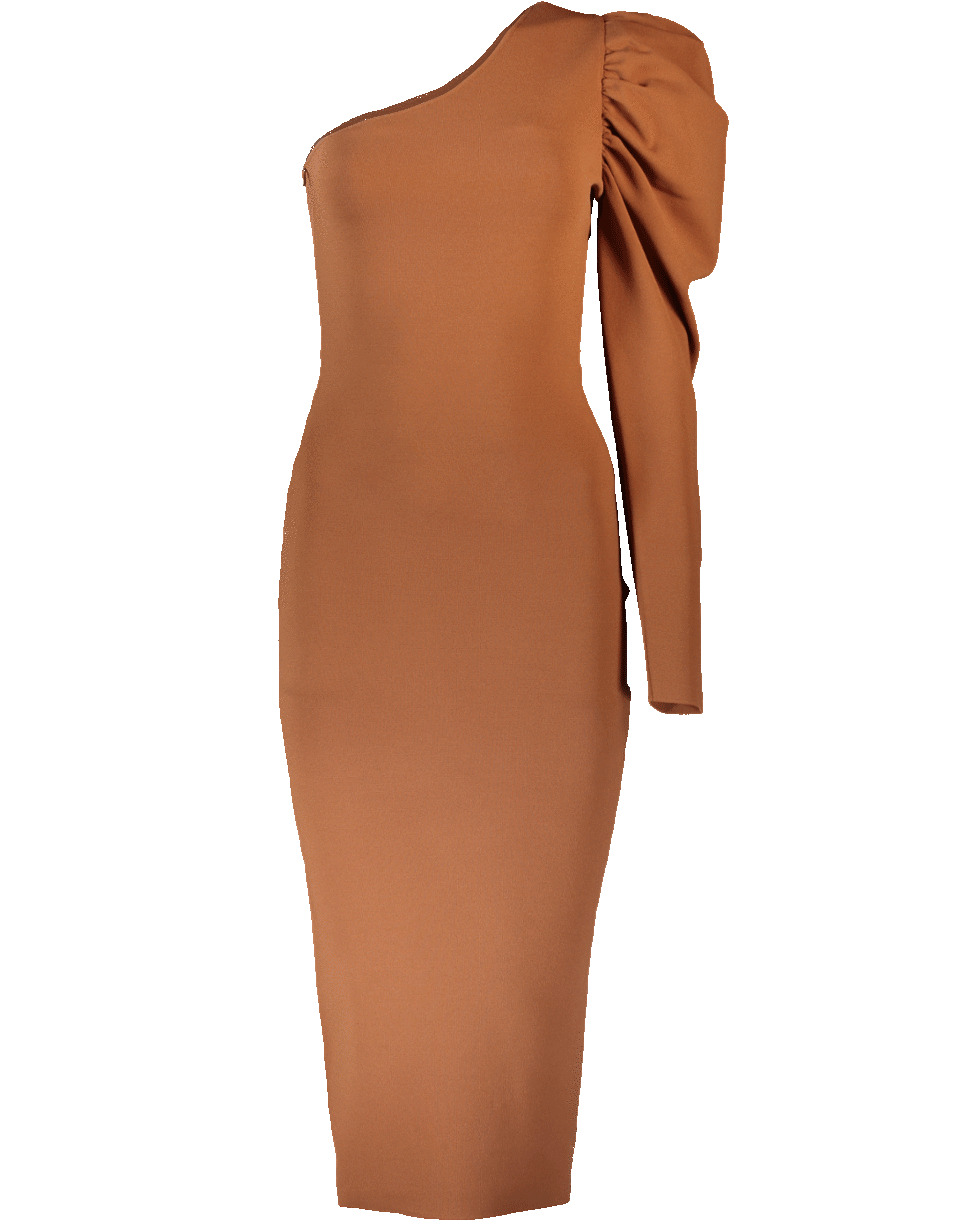 STELLA MCCARTNEY-One Sleeve Midi Dress-