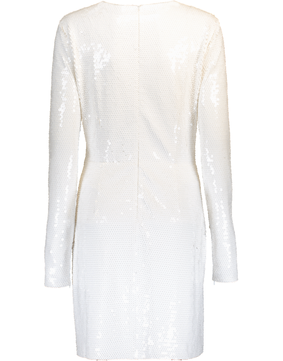 STELLA MCCARTNEY-Katie Sequin Dress-WHITE