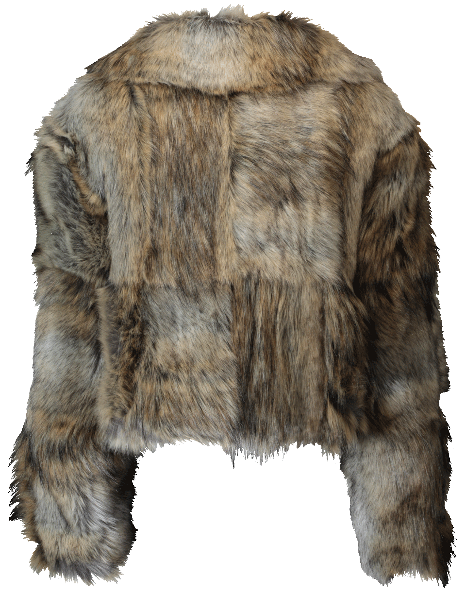 STELLA MCCARTNEY-Masha Faux Fur Cropped Jacket-