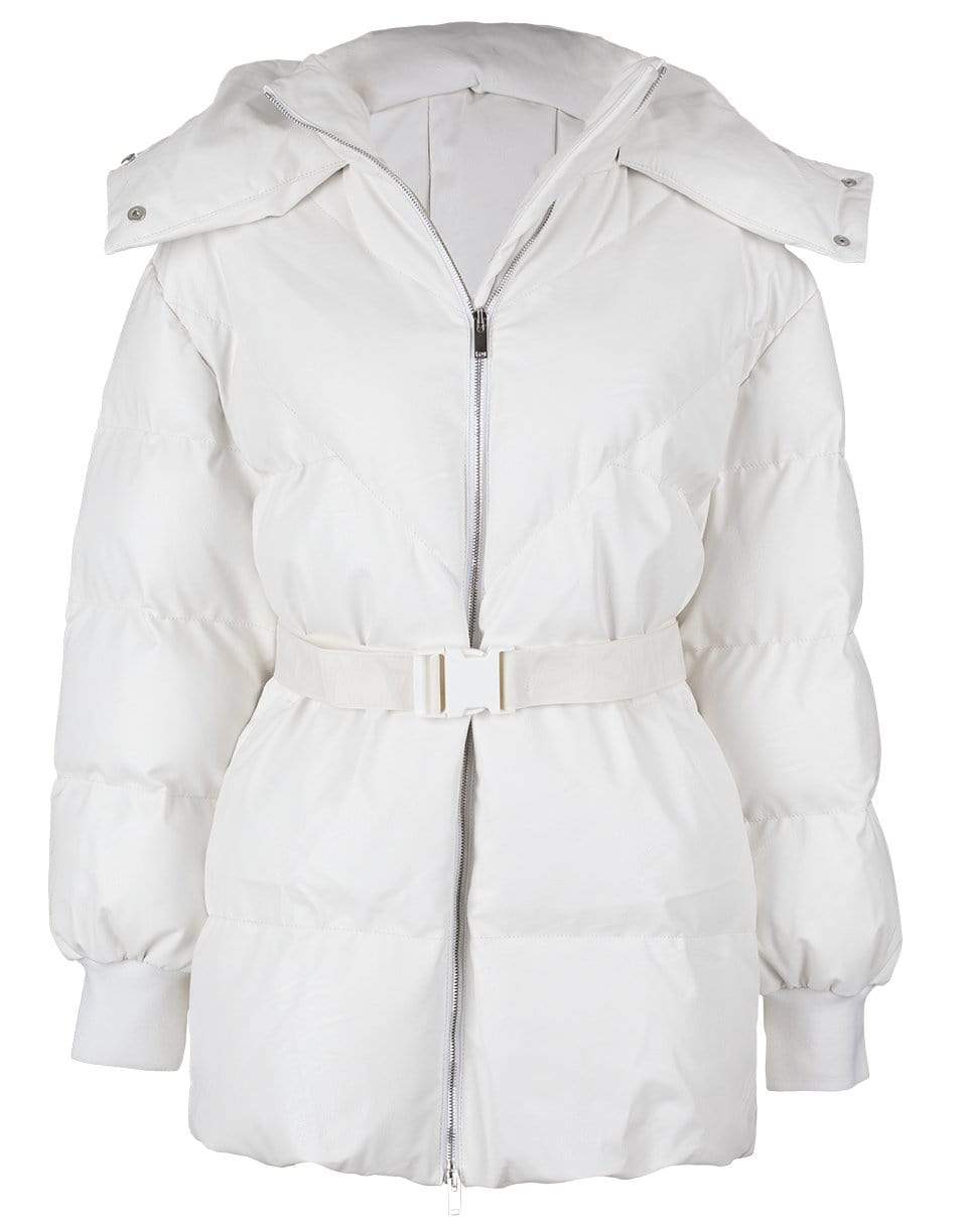 Pure White Kayla Quilted Puffer Jacket – Marissa Collections