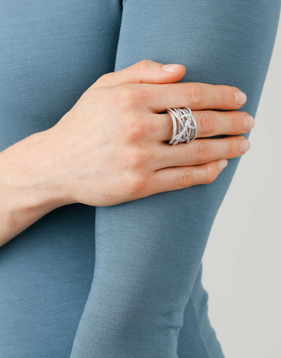 STEPHEN WEBSTER-Forget Me Pave Diamond Ring-WHITE GOLD