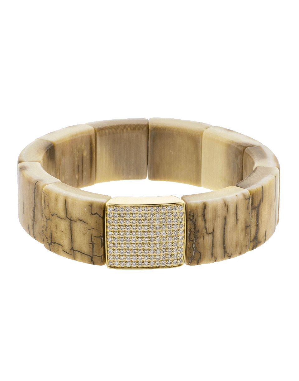 SYDNEY EVAN-Large Diamond Pave Bracelet-YELLOW GOLD