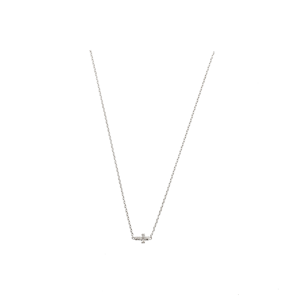 Tiny Diamond Cross Necklace JEWELRYFINE JEWELNECKLACE O SYDNEY EVAN   