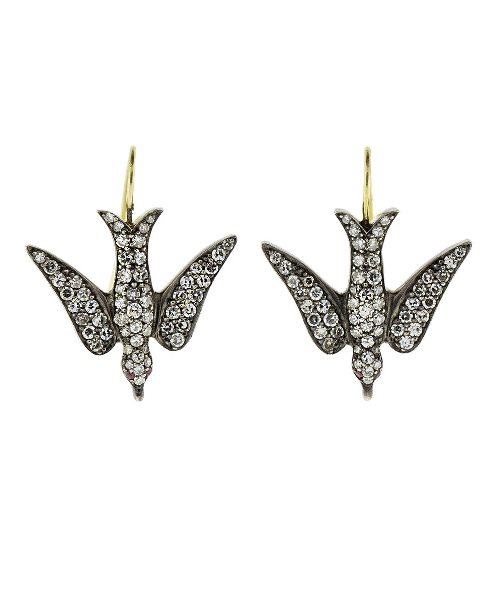 SYLVA & CIE-Bird Earrings-YELLOW GOLD