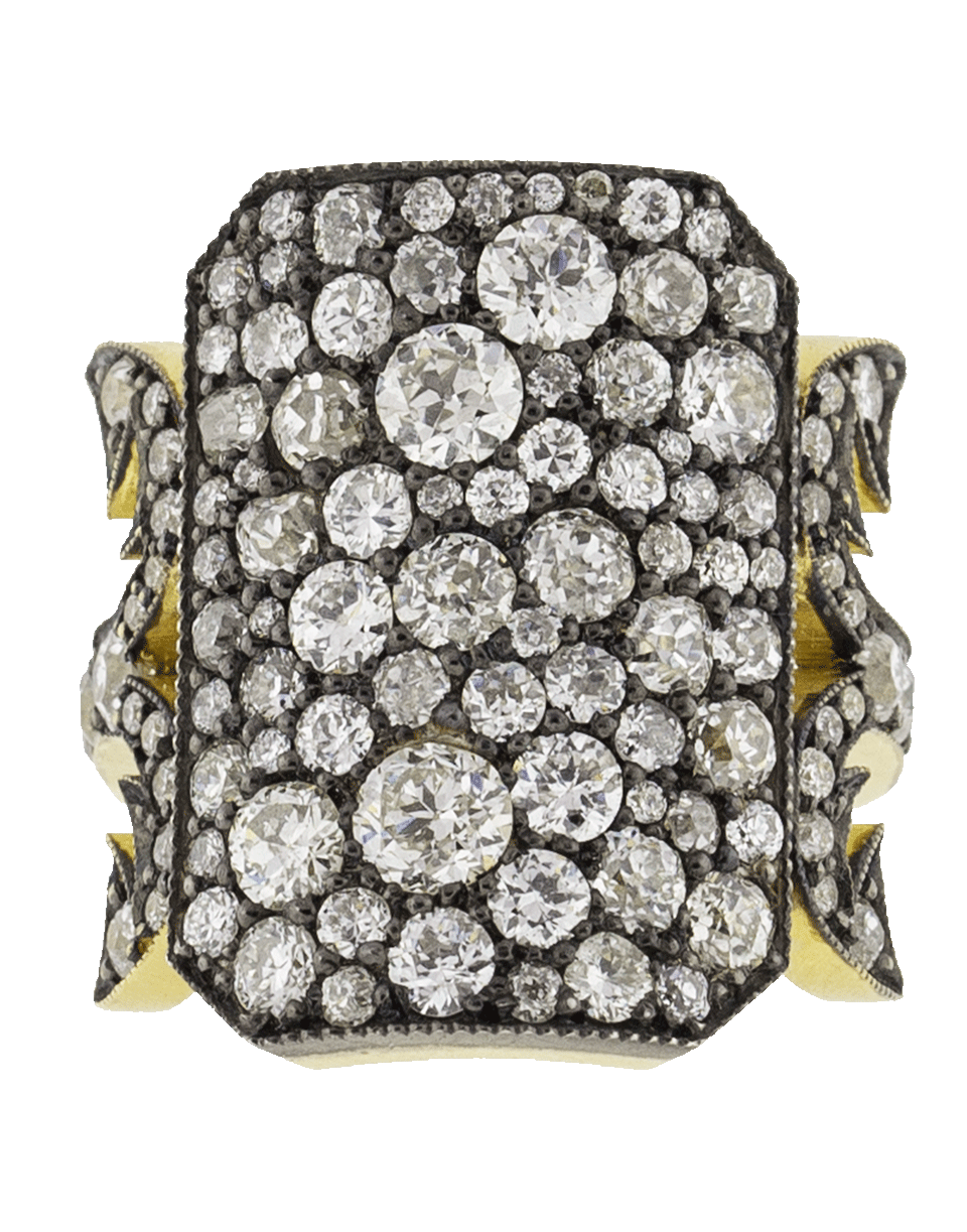 SYLVA & CIE-Diamond Ten Table Ring-YELLOW GOLD