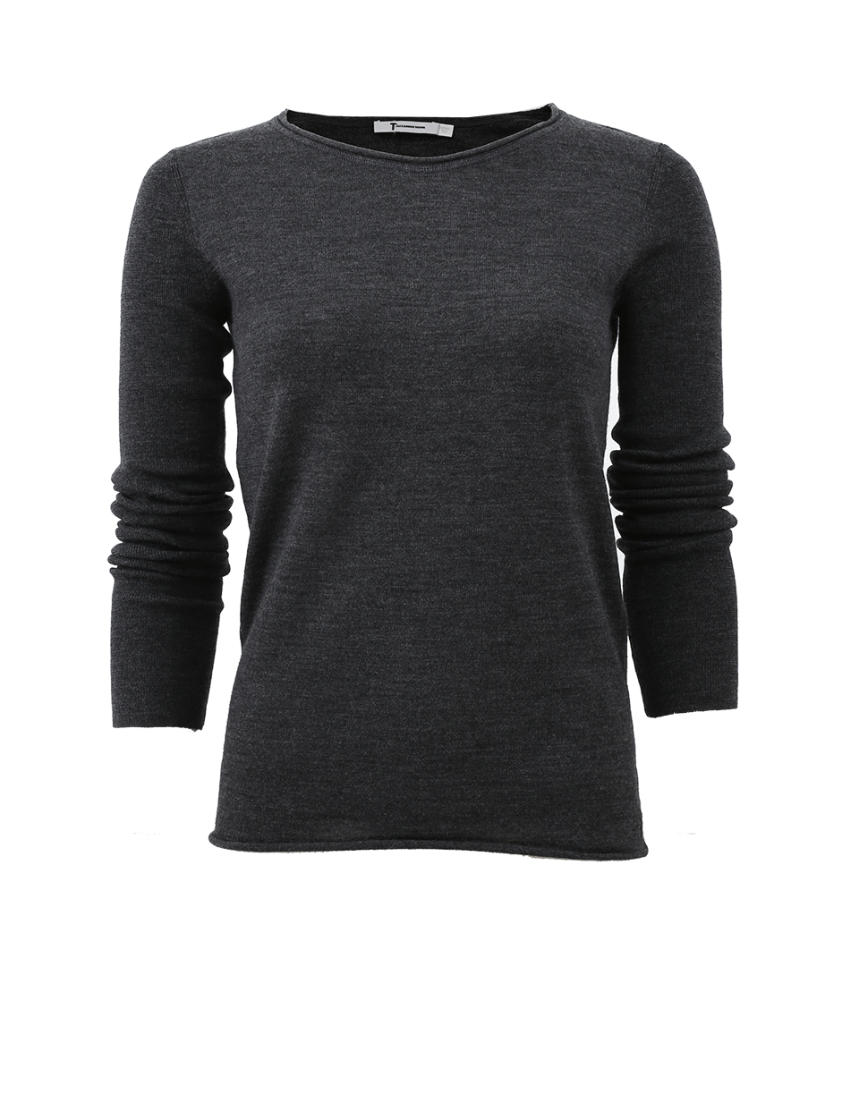 T BY ALEXANDER WANG-Jersey Merino Pullover-