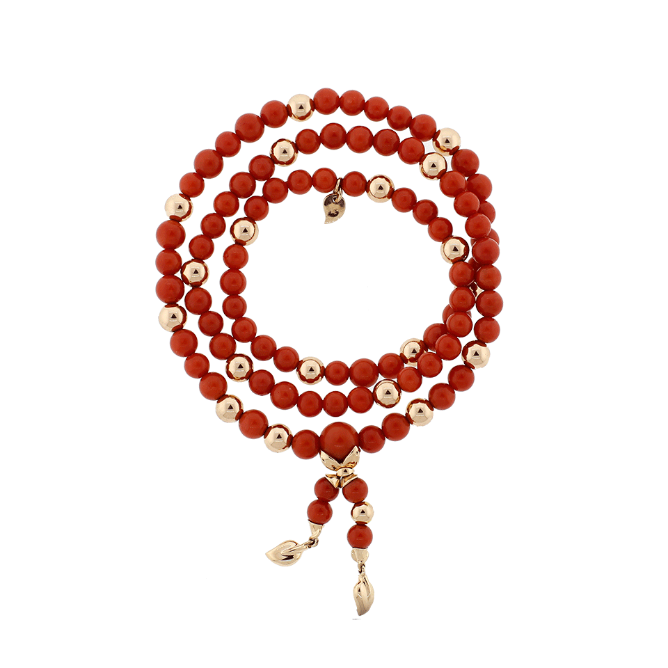 TAMARA COMOLLI-India Coral Wrap Bracelet-ROSE GOLD