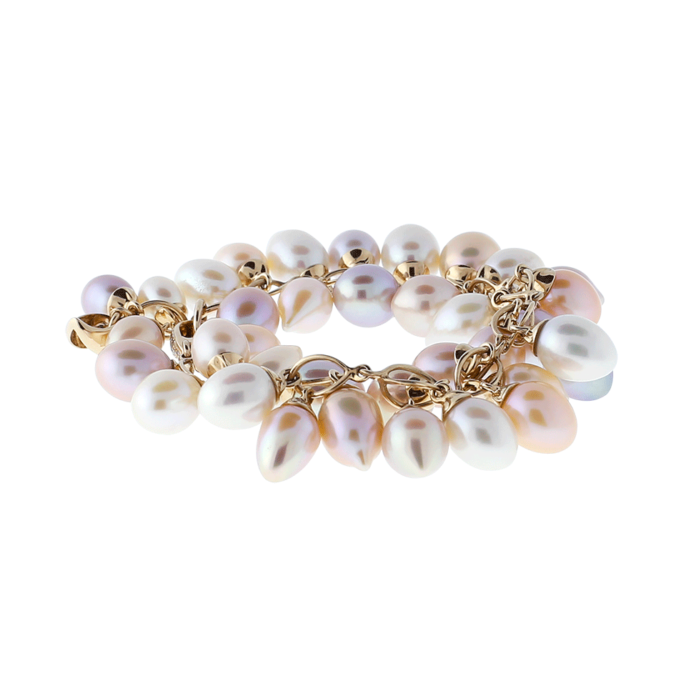 TAMARA COMOLLI-Pastel Pearl Grapes Bracelet-ROSE GOLD