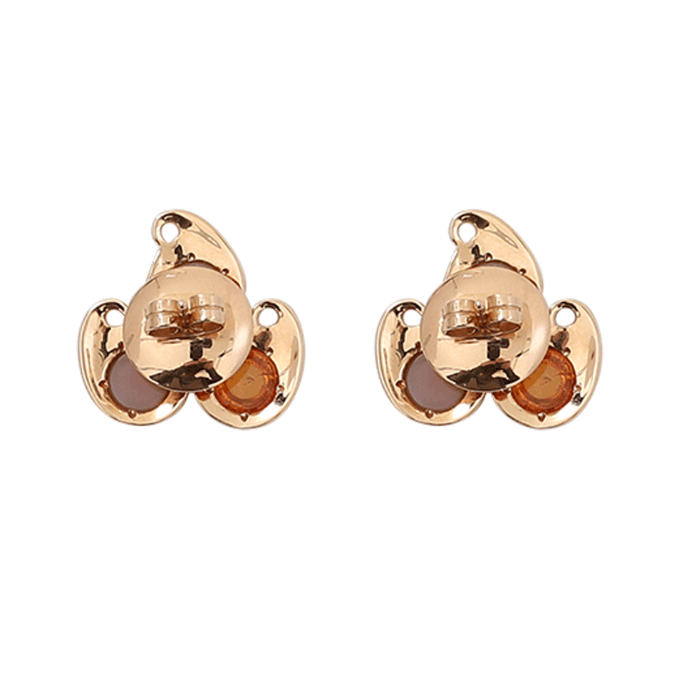 TAMARA COMOLLI-Camel Paisley Earrings-ROSE GOLD