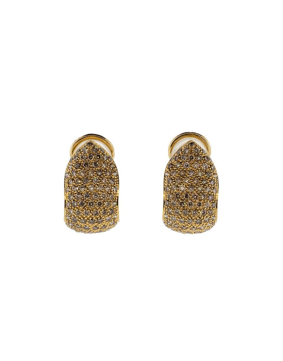 Cognac Diamond Pave Clip Earrings JEWELRYFINE JEWELEARRING TAMARA COMOLLI   