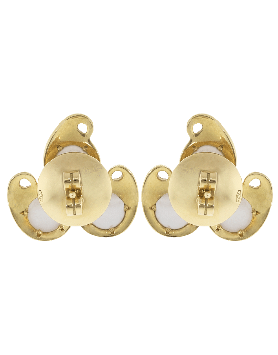 TAMARA COMOLLI-Paisley Empire Cacholong Earrings-ROSE GOLD