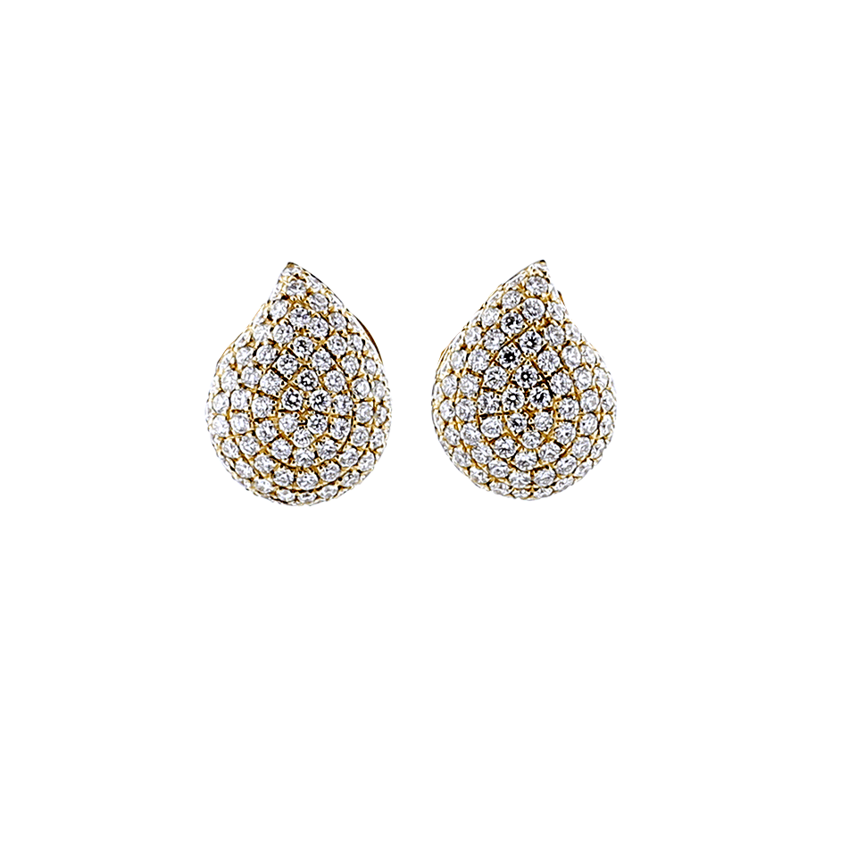 TAMARA COMOLLI-Pave Diamond Signature Earrings-ROSE GOLD