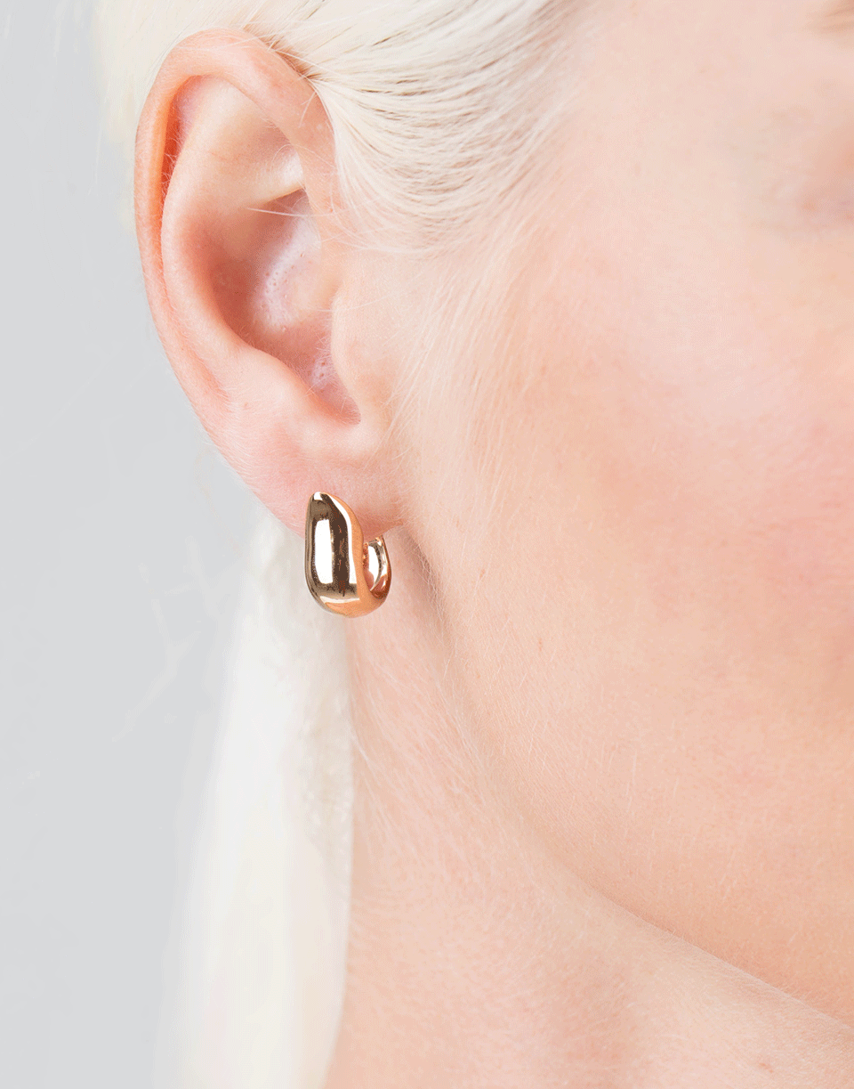 TAMARA COMOLLI-Small Huggie Earrings-ROSE GOLD