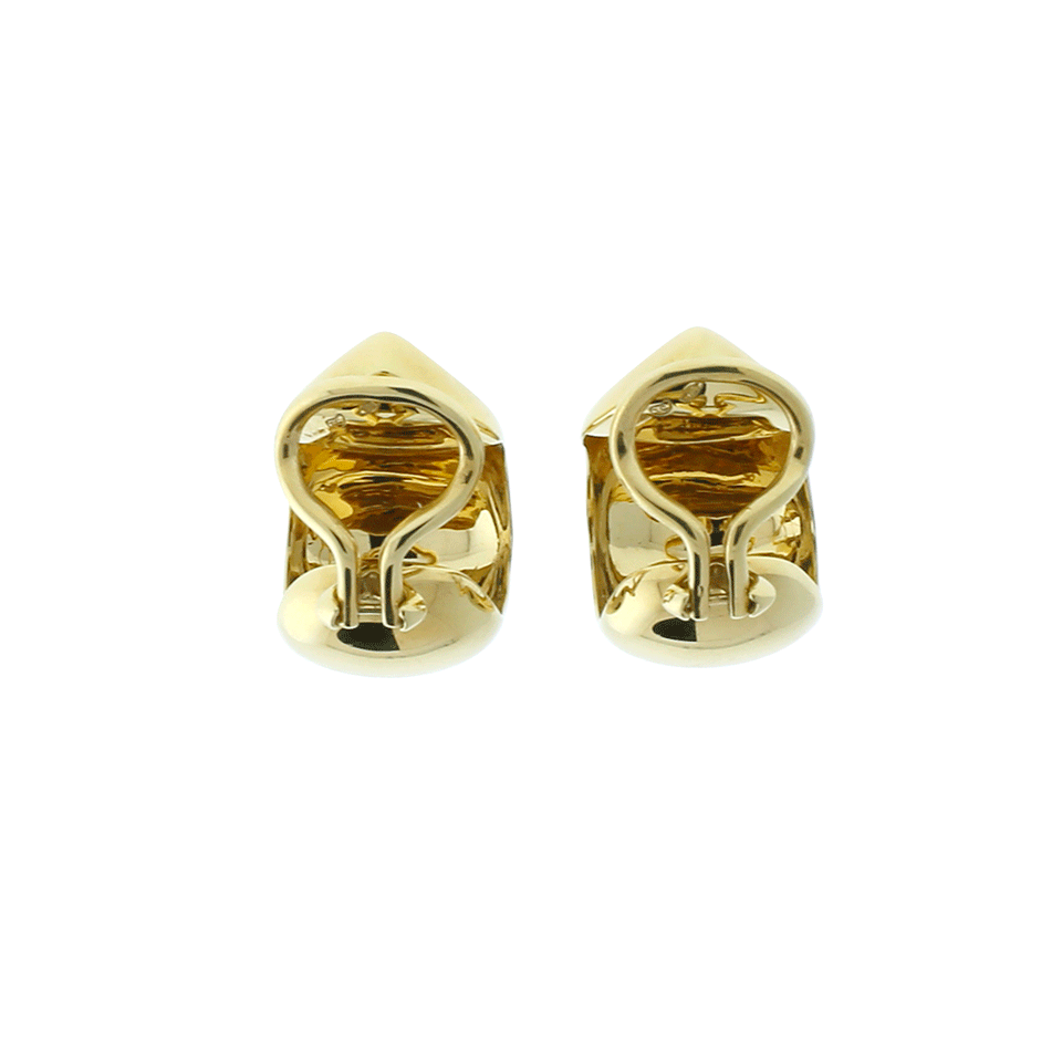 TAMARA COMOLLI-Clip Hoop Earrings-YELLOW GOLD