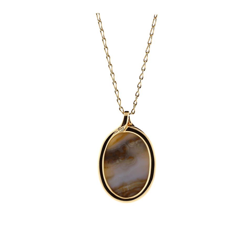 TAMARA COMOLLI-Ocean Jasper Amulet Pendant-ROSE GOLD