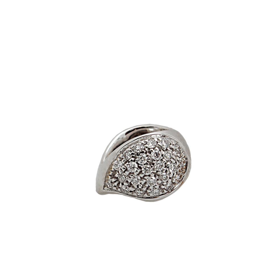 TAMARA COMOLLI-Signature Diamond Pave Drop Clasp-WHITE GOLD