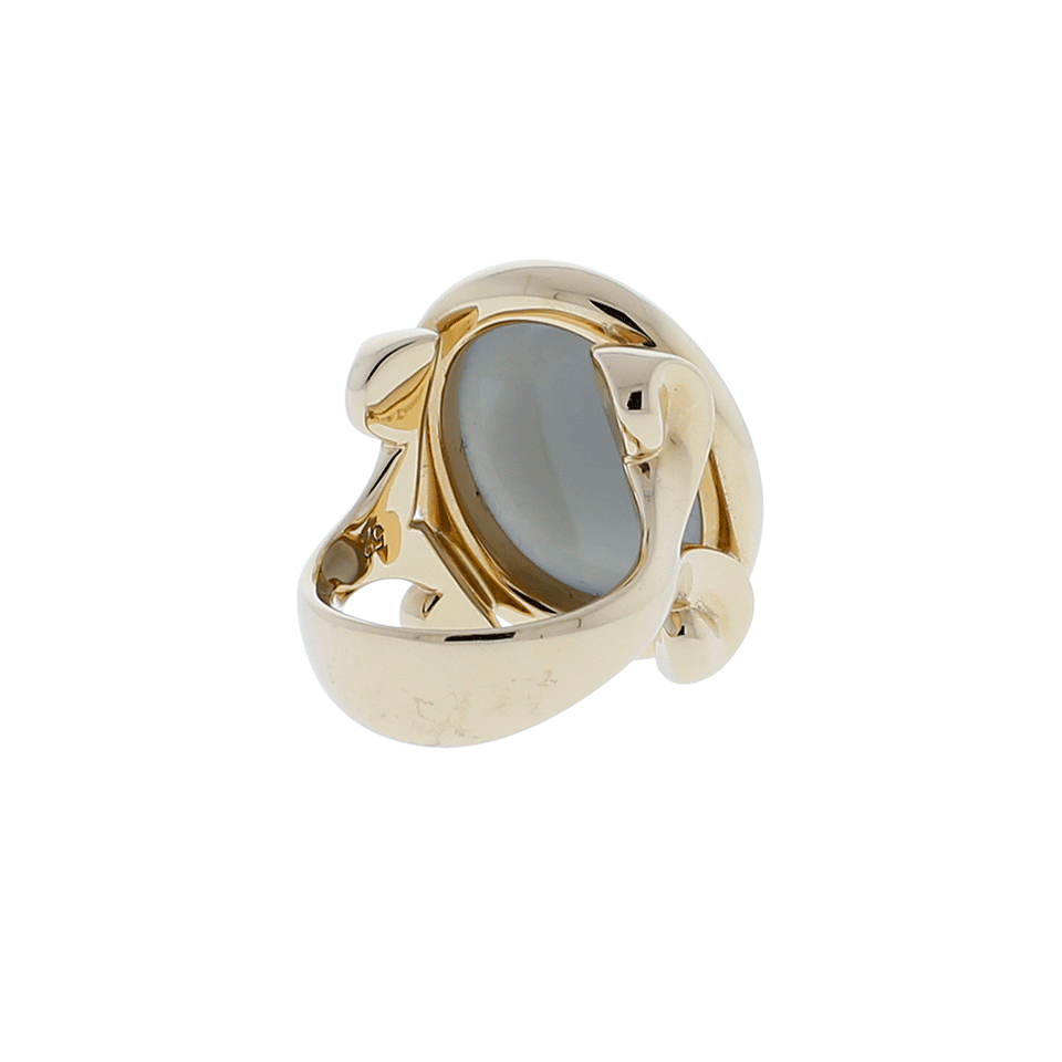 TAMARA COMOLLI-Grey Moonstone Hippie Glam Ring-ROSE GOLD