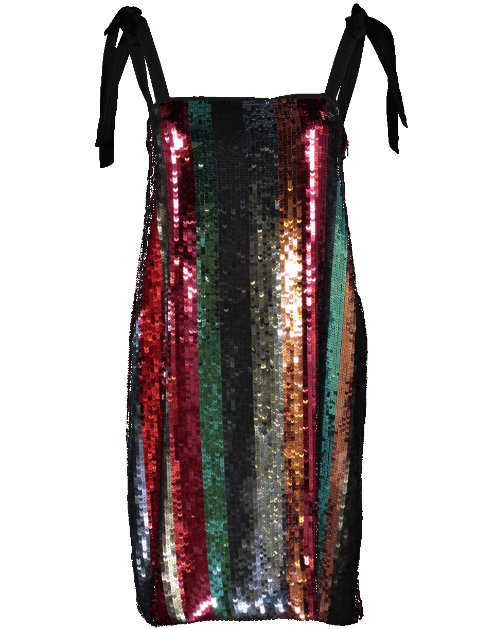 TANYA TAYLOR-Sequin Erykah Dress-SUNSET