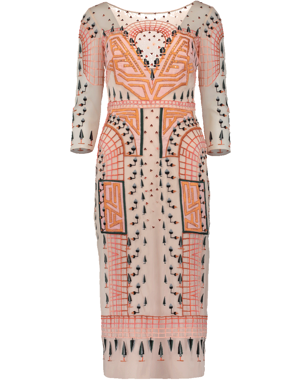 Maze Midi Dress CLOTHINGDRESSCASUAL TEMPERLEY LONDON   