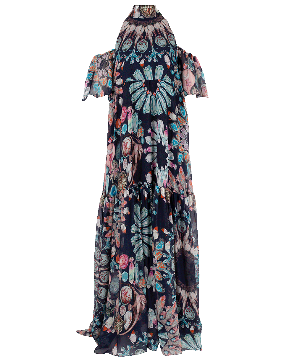 Quartz Printed Dress CLOTHINGDRESSCASUAL TEMPERLEY LONDON   