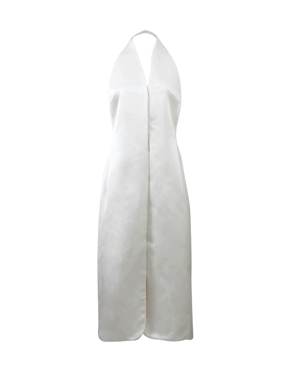 THE ROW-Lieke Halter Dress-WHITE