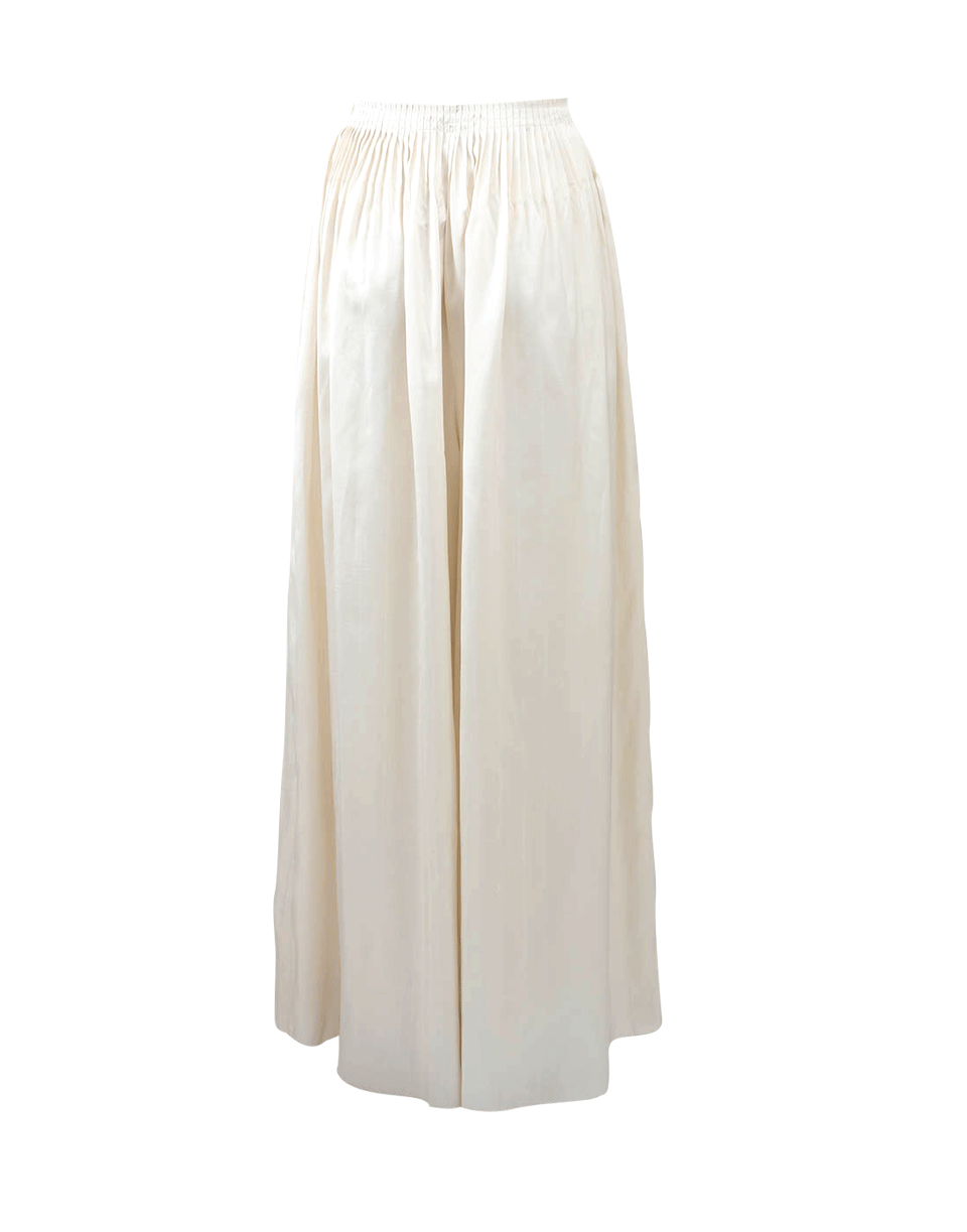 THE ROW-Vopa Wide Leg Trousers-OLD LACE