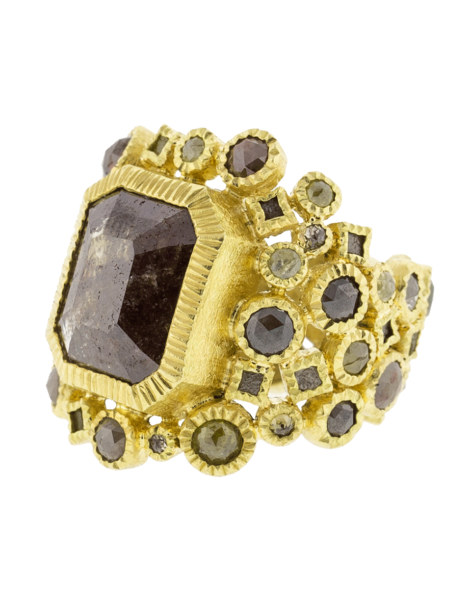 TODD REED-Natural Diamond Ring-YELLOW GOLD