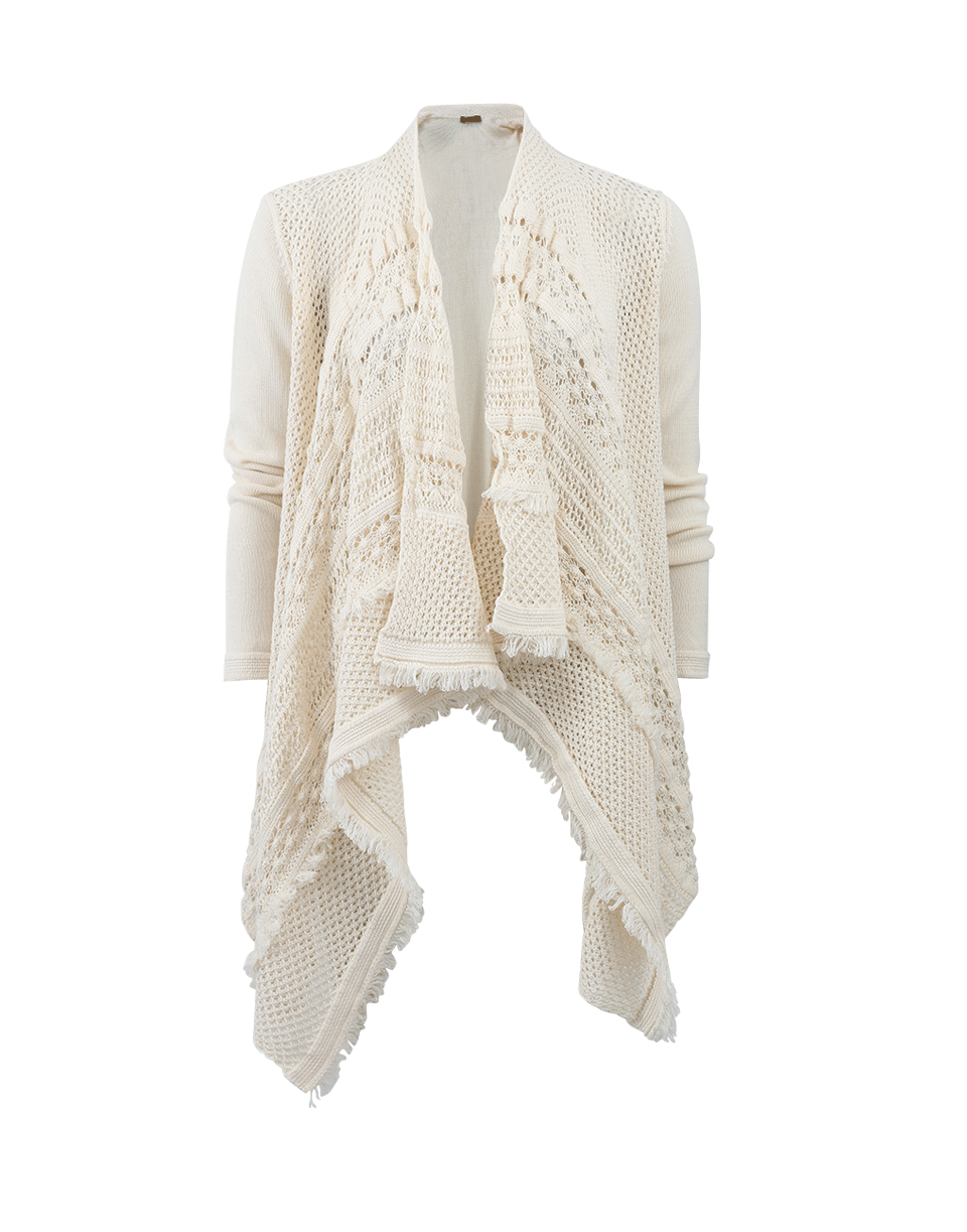 Draped Crochet Cardigan CLOTHINGTOPCARDIGAN TWIN-SET   