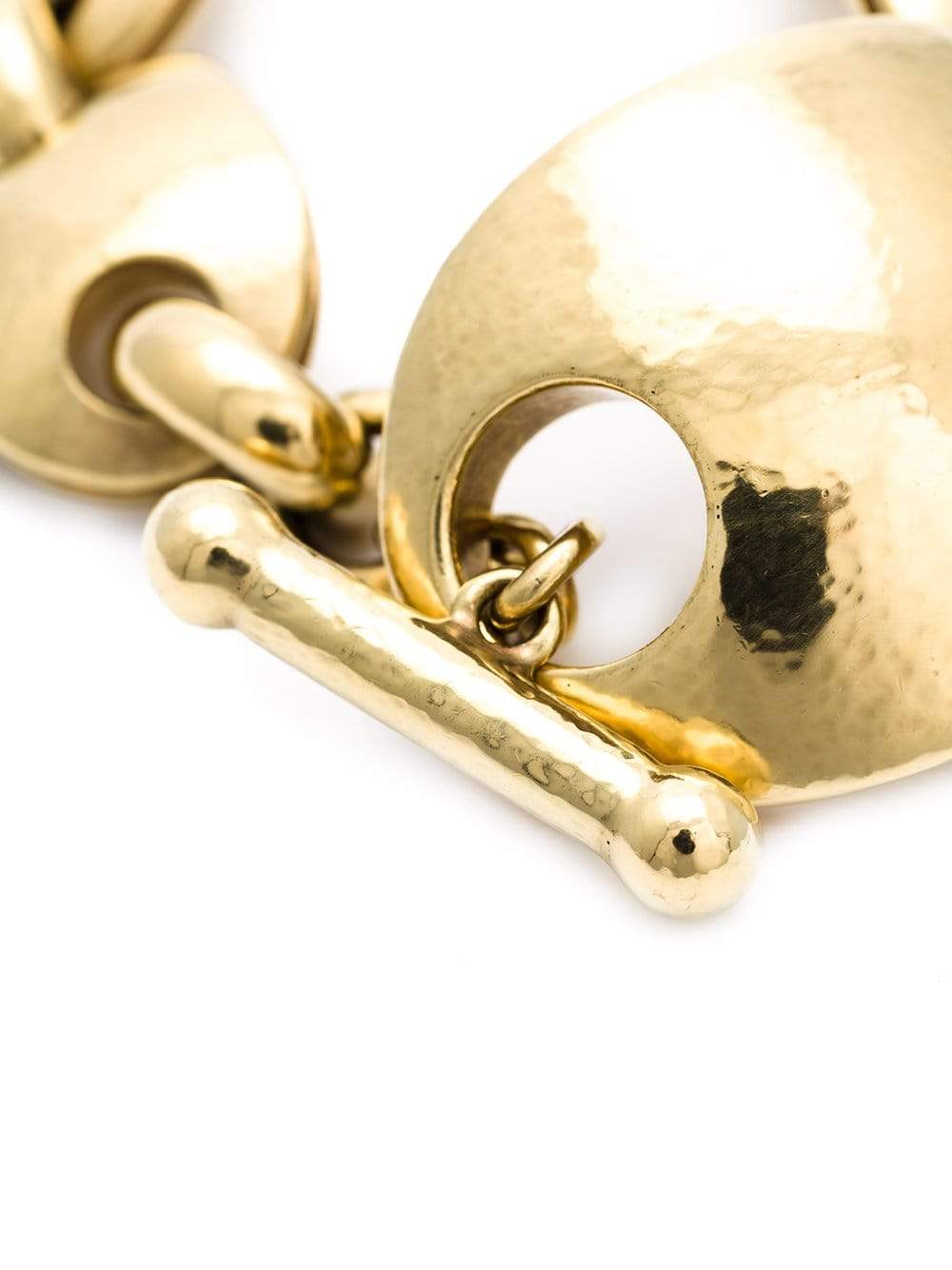 VAUBEL-Curved Oval Link Bracelet-GOLD